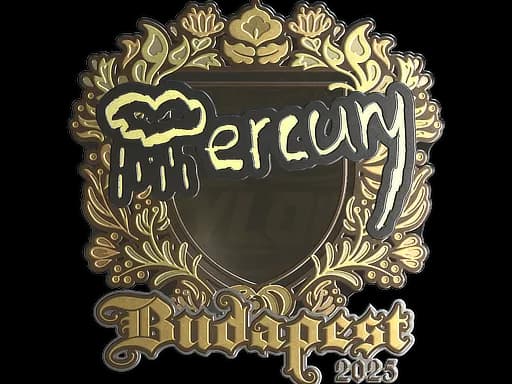 Sticker | Mercury (Gold) | Budapest 2025