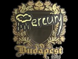 Sticker | Mercury (Gold) | Budapest 2025