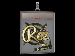 Sticker Slab | REZ (Gold) | Stockholm 2021