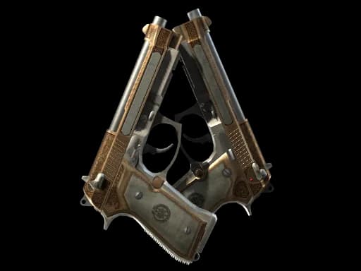 StatTrak™ Dual Berettas | Cartel (Battle-Scarred)