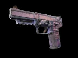 StatTrak™ Five-SeveN | Dark Polymer (Battle-Scarred)