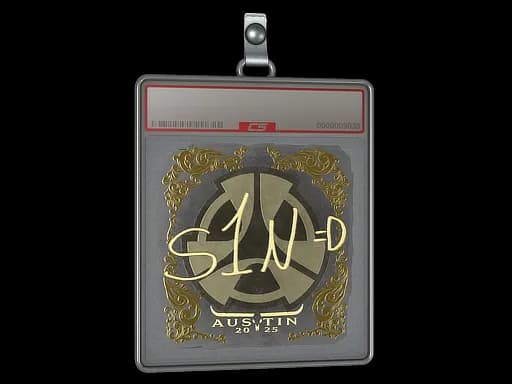 Sticker Slab | s1n (Gold) | Austin 2025