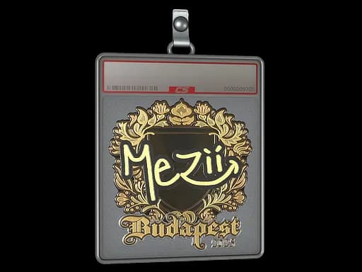 Sticker Slab | mezii (Gold) | Budapest 2025