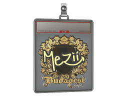 Sticker Slab | mezii (Gold) | Budapest 2025