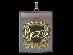 Sticker Slab | mezii (Gold) | Budapest 2025