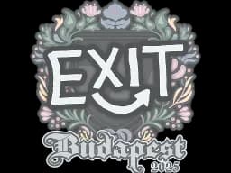 Sticker | exit | Budapest 2025