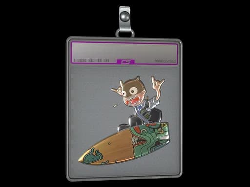 Sticker Slab | Fire Serpent Surf K (Foil)