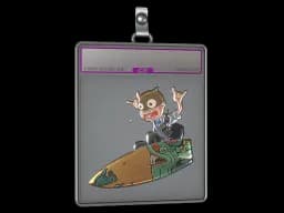 Sticker Slab | Fire Serpent Surf K (Foil)