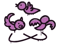 Sealed Graffiti | Dizzy (Bazooka Pink)