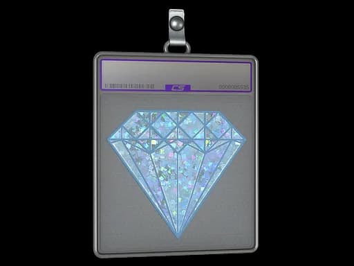 Sticker Slab | Blue Gem (Glitter)