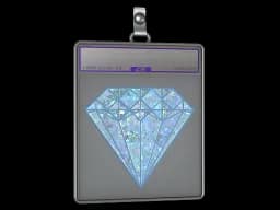 Sticker Slab | Blue Gem (Glitter)