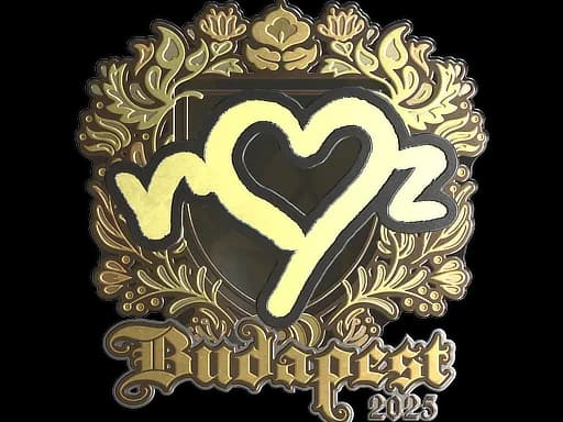 Sticker | ropz (Gold) | Budapest 2025