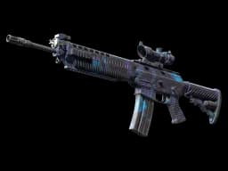 StatTrak™ SG 553 | Aloha (Well-Worn)