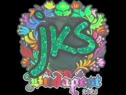 Sticker | jks (Holo) | Budapest 2025