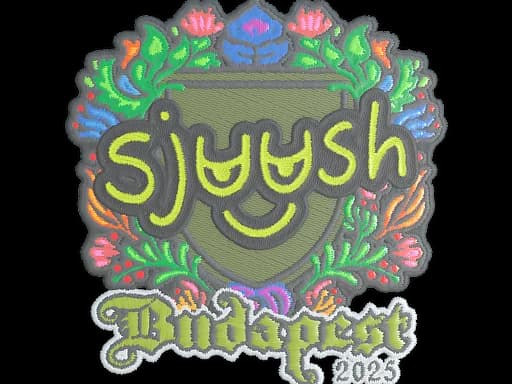 Sticker | sjuush (Embroidered) | Budapest 2025