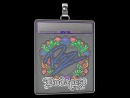 Sticker Slab | REZ (Embroidered) | Budapest 2025