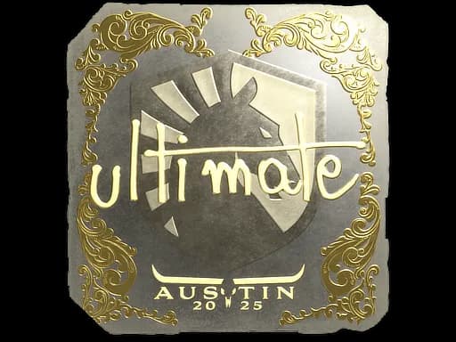 Sticker | ultimate (Gold) | Austin 2025