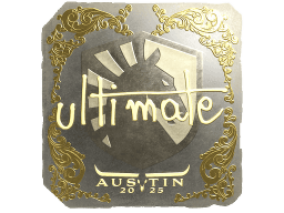 Sticker | ultimate (Gold) | Austin 2025