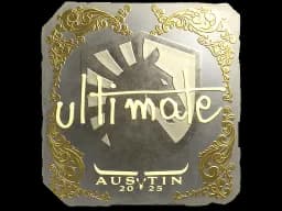 Sticker | ultimate (Gold) | Austin 2025
