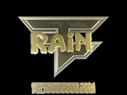 Sticker | rain (Gold) | Copenhagen 2024