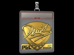 Sticker Slab | denis (Gold) | Krakow 2017