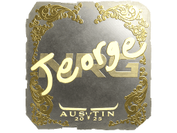 Sticker | jeorge (Gold) | Austin 2025