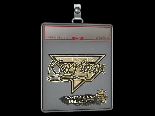 Sticker Slab | karrigan (Gold) | Antwerp 2022