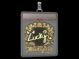 Sticker Slab | Lucky (Gold) | Budapest 2025