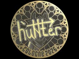 Sticker | huNter- (Gold) | Cologne 2026