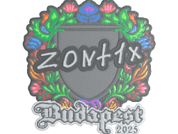 Sticker | zont1x (Embroidered) | Budapest 2025