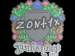 Sticker | zont1x (Embroidered) | Budapest 2025