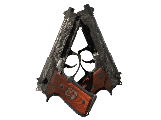 StatTrak™ Dual Berettas | Dualing Dragons (Field-Tested)