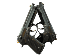 StatTrak™ Dual Berettas | Ventilators (Field-Tested)