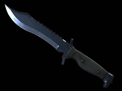 ★ StatTrak™ Bowie Knife | Blue Steel (Battle-Scarred)