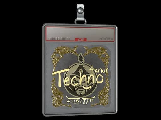 Sticker Slab | Techno4K (Gold) | Austin 2025