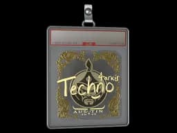 Sticker Slab | Techno4K (Gold) | Austin 2025