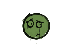 Sealed Graffiti | Worry (Battle Green)