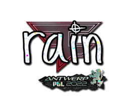 Sticker | rain (Glitter) | Antwerp 2022