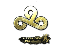 Sticker | Cloud9 (Gold) | Antwerp 2022