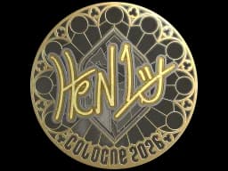 Sticker | HEN1 (Gold) | Cologne 2026