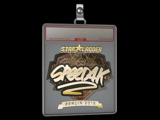 Sticker Slab | speed4k (Gold) | Berlin 2019