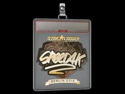 Sticker Slab | speed4k (Gold) | Berlin 2019