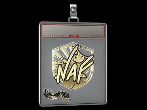 Sticker Slab | NAF (Gold) | Paris 2023