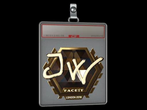 Sticker Slab | JW (Gold) | London 2018