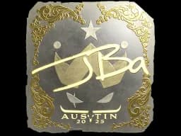 Sticker | JBa (Gold) | Austin 2025