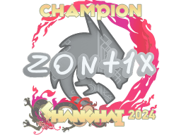 Sticker | zont1x (Champion) | Shanghai 2024