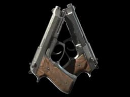 StatTrak™ Dual Berettas | Retribution (Field-Tested)