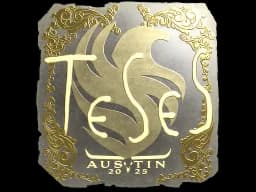Sticker | TeSeS (Gold) | Austin 2025