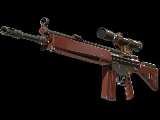 G3SG1 | Red Jasper (Well-Worn)
