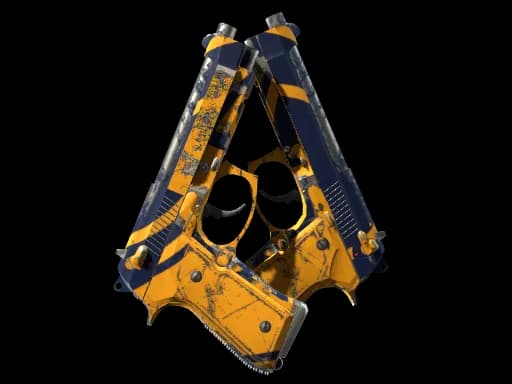 StatTrak™ Dual Berettas | Marina (Field-Tested)